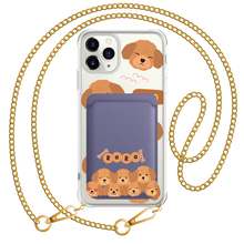 Load image into Gallery viewer, iPhone Magnetic Wallet Case - Poodle Squad 3.0
