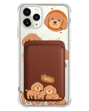 Load image into Gallery viewer, iPhone Magnetic Wallet Case - Poodle Squad 4.0
