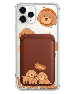 iPhone Magnetic Wallet Case - Poodle Squad 4.0