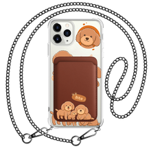 Load image into Gallery viewer, iPhone Magnetic Wallet Case - Poodle Squad 4.0
