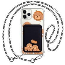 Load image into Gallery viewer, iPhone Magnetic Wallet Case - Poodle Squad 4.0
