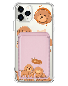 iPhone Magnetic Wallet Case - Poodle Squad 4.0