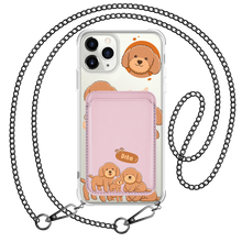 Load image into Gallery viewer, iPhone Magnetic Wallet Case - Poodle Squad 4.0
