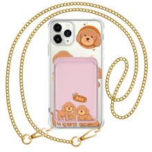 Load image into Gallery viewer, iPhone Magnetic Wallet Case - Poodle Squad 4.0
