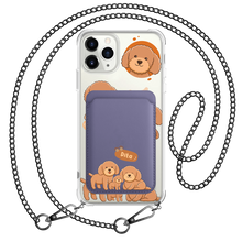 Load image into Gallery viewer, iPhone Magnetic Wallet Case - Poodle Squad 4.0
