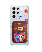 Load image into Gallery viewer, Android Magnetic Wallet Case - Pumpkins Monster
