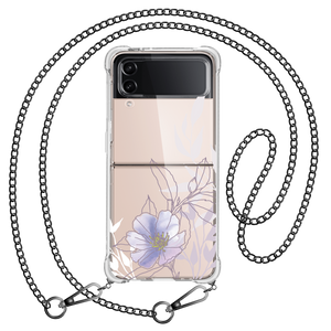 Android Flip / Fold Case - Purple Lily