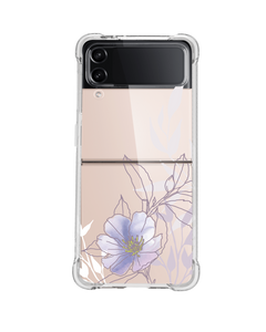 Android Flip / Fold Case - Purple Lily