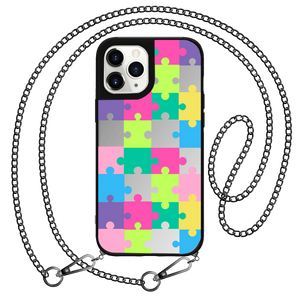 iPhone Mirror Grip Case -  Puzzle Piece