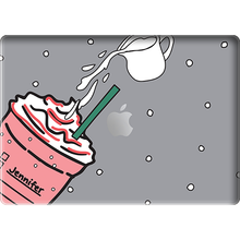 Load image into Gallery viewer, Macbook Snap Case - Raspberry Frappe
