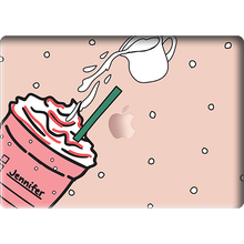 Load image into Gallery viewer, Macbook Snap Case - Raspberry Frappe
