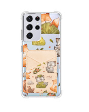 Load image into Gallery viewer, Android Phone Wallet Case - Racoon and Friends
