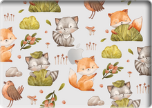 Load image into Gallery viewer, MacBook Snap Case - Racoon and Friends
