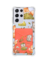 Load image into Gallery viewer, Android Phone Wallet Case - Racoon and Friends
