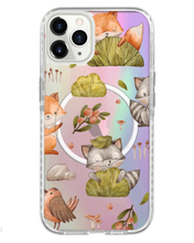 Load image into Gallery viewer, iPhone Rearguard Holo - Racoon and Friends
