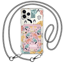 Load image into Gallery viewer, iPhone Magnetic Wallet Case - Rainbow Meow 1.0
