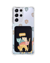 Load image into Gallery viewer, Android Magnetic Wallet Case - Rainbow Meow 2.0
