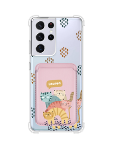 Android Magnetic Wallet Case - Rainbow Meow 2.0