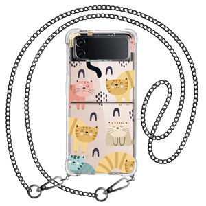 Android Flip / Fold Case - Rainbow Meow 1.0