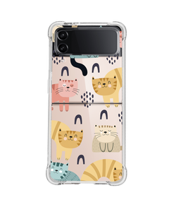 Android Flip / Fold Case - Rainbow Meow 1.0