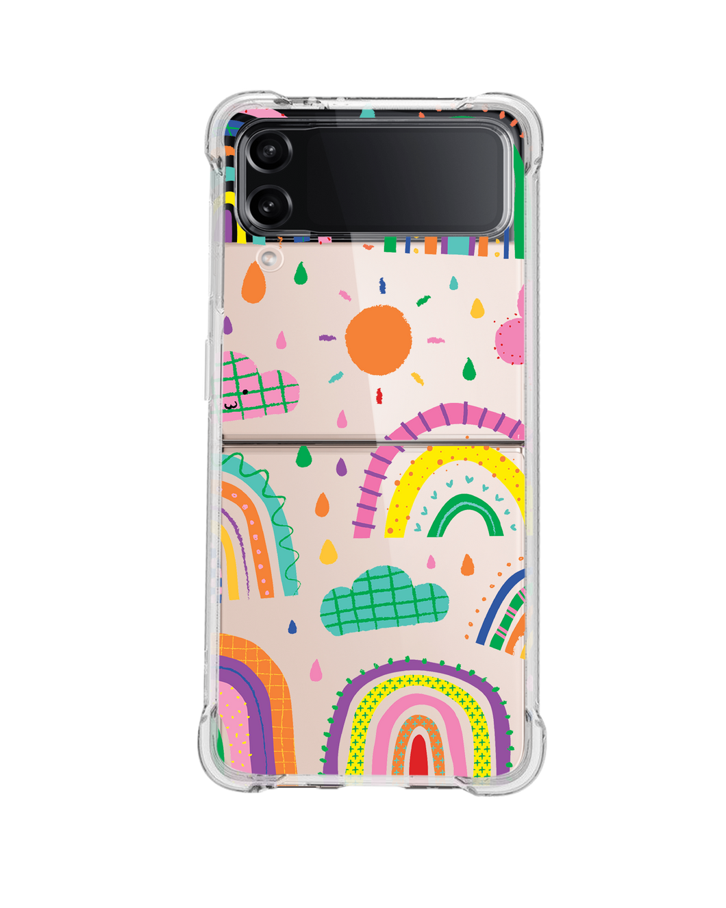 Android Flip / Fold Case - Rainbow