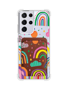 Android Magnetic Wallet Case - Rainbow