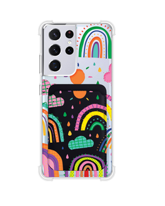 Android Magnetic Wallet Case - Rainbow