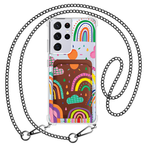 Android Magnetic Wallet Case - Rainbow