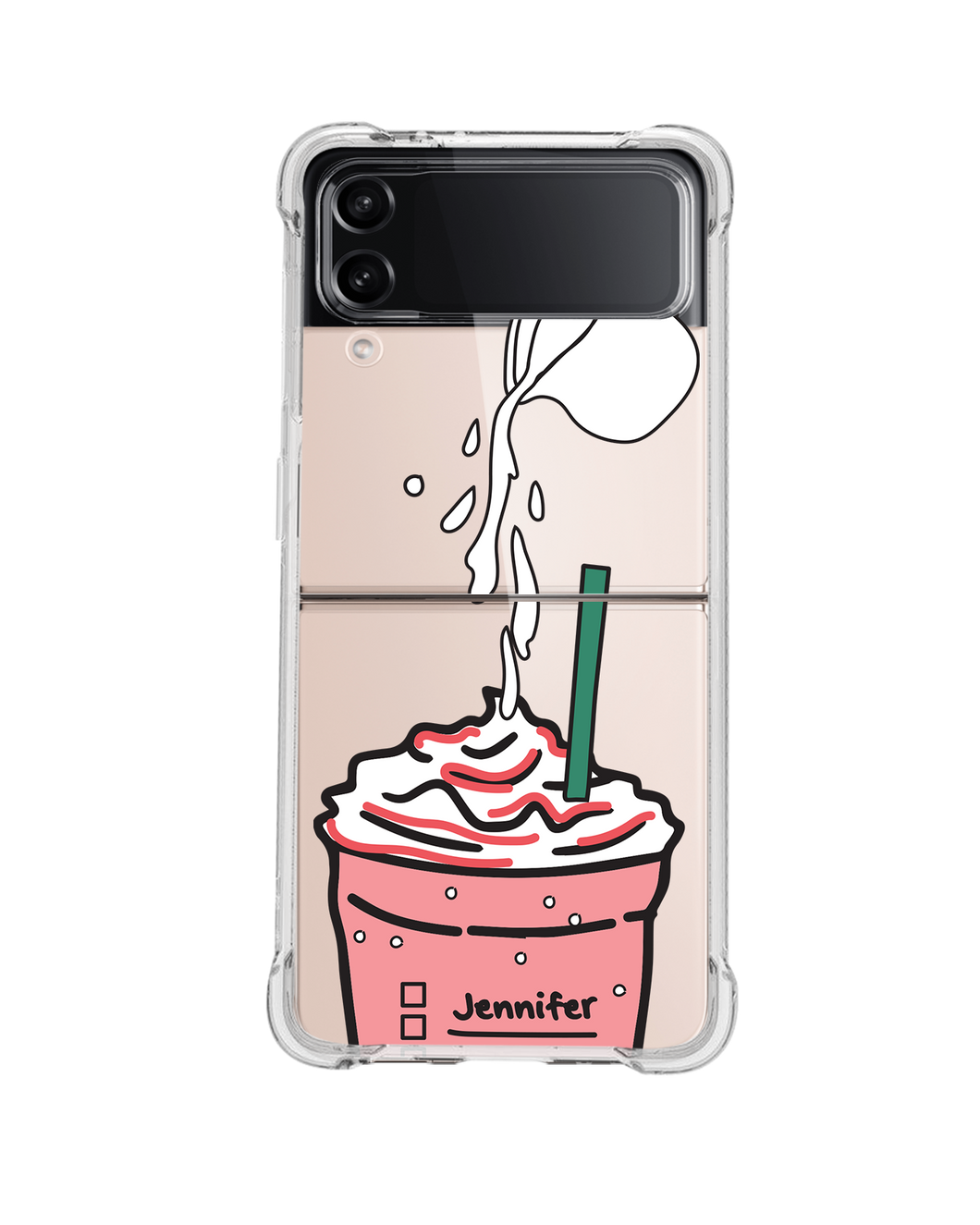 Android Flip / Fold Case - Raspberry Frappe