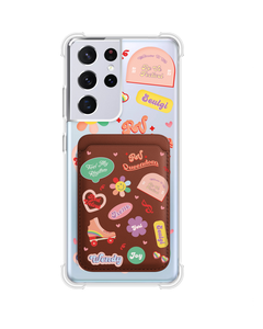 Android Magnetic Wallet Case - Red Velvet Sticker Pack