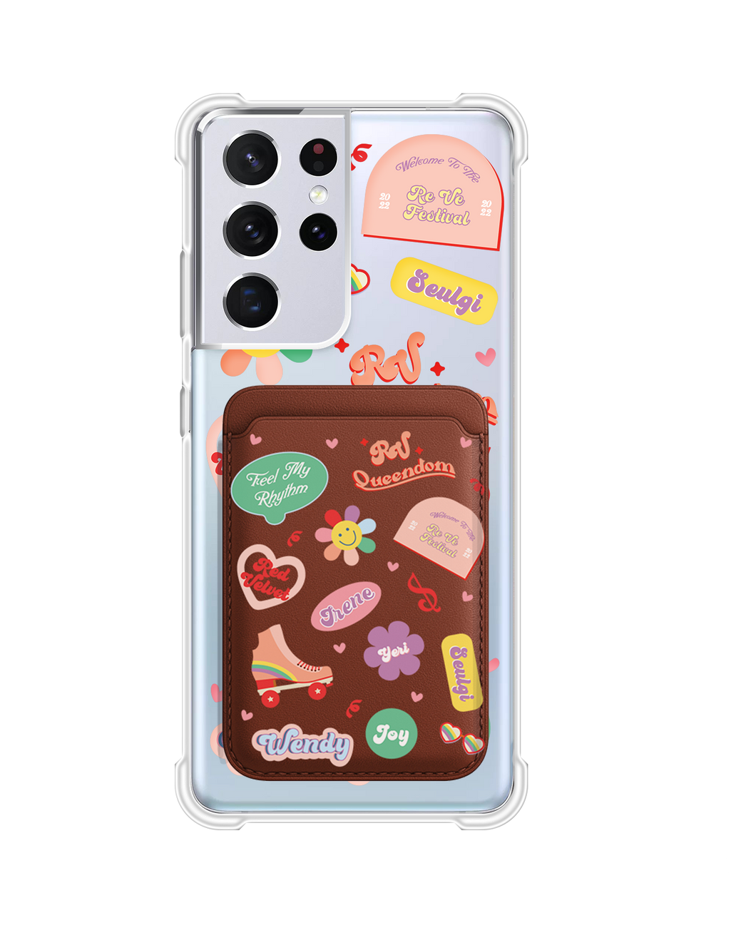 Android Magnetic Wallet Case - Red Velvet Sticker Pack