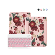 Load image into Gallery viewer, iPad Wireless Keyboard Flipcover - Rosalie
