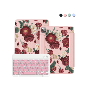 iPad Wireless Keyboard Flipcover - Rosalie