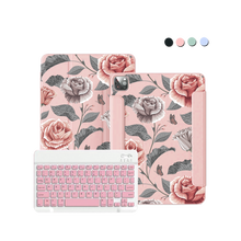 Load image into Gallery viewer, iPad Wireless Keyboard Flipcover - Rosie
