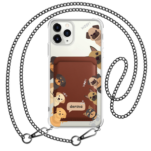 iPhone Magnetic Wallet Case - Ruff Family 1.0