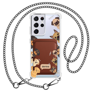 Android Magnetic Wallet Case - Ruff Family 1.0