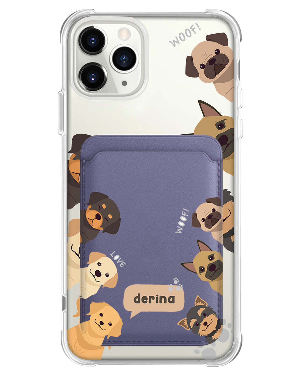 iPhone Magnetic Wallet Case - Ruff Family 1.0