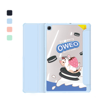 Load image into Gallery viewer, Android Tab Acrylic Flipcover - Oweo Cat
