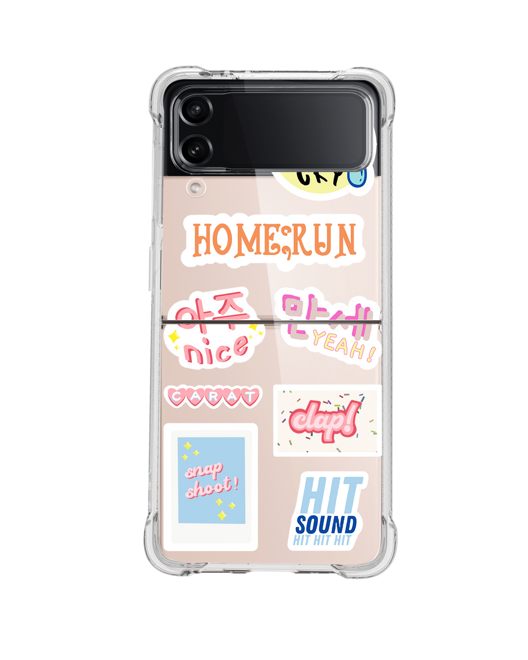 Android Flip / Fold Case - Seventeen Sticker Pack