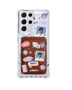 Android Magnetic Wallet Case - Seventeen World