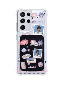 Android Magnetic Wallet Case - Seventeen World