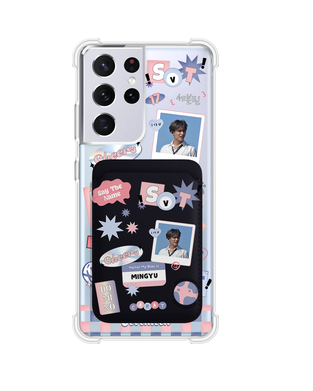 Android Magnetic Wallet Case - Seventeen World