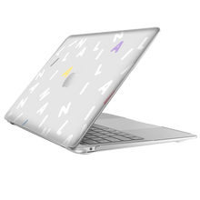 Load image into Gallery viewer, Macbook Snap Case - CUSTOM MONOGRAM 2.0 White
