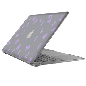 Macbook Snap Case - CUSTOM MONOGRAM 2.0 Lilac