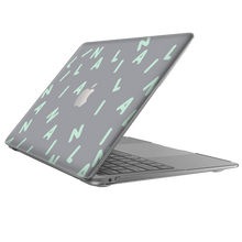 Load image into Gallery viewer, Macbook Snap Case - CUSTOM MONOGRAM 2.0 Tosca
