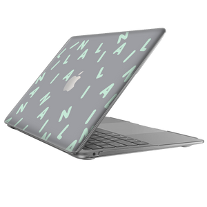 Macbook Snap Case - CUSTOM MONOGRAM 2.0 Tosca