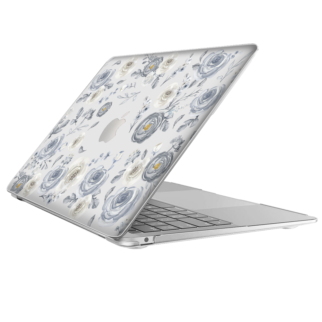 MacBook Snap Case - Blue Flower