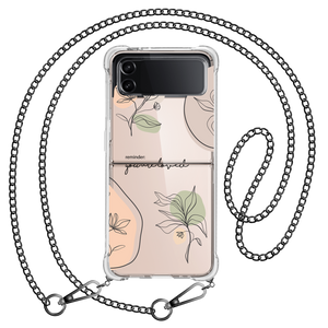 Android Flip / Fold Case - Sketchy Flower