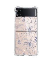 Load image into Gallery viewer, Android Flip / Fold Case - Sketchy Flower &amp; Butterfly 2.0
