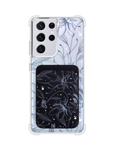 Load image into Gallery viewer, Android Magnetic Wallet Case - Sketchy Flower &amp; Butterfly 2.0
